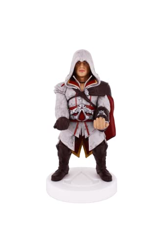 Cable Guy Ezio de Assassin’s Creed, Soporte de sujeción o Carga para Mando de Consola y/o Smartphone de tu Personaje Favorito con Licencia de Ubisoft. Producto con Licencia Oficial. Exquisite Gaming