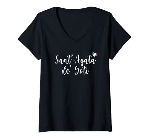 Mujer Sant'Agata de' Goti Pride for Her Sant'Agata de' Goti Camiseta Cuello V