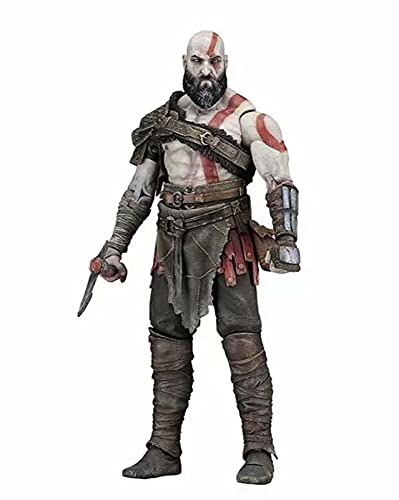 God of War 2018 Figura de acción-Kratos God of War Spirit of Sparta PVC Figura coleccionable Juguete Regalo para niños
