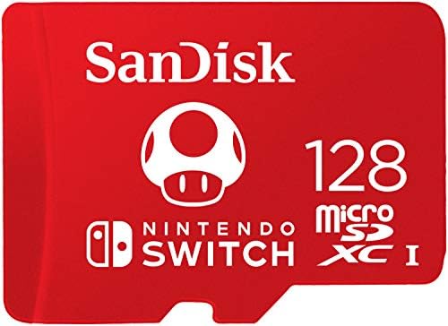SanDisk 128 GB microSDXC Tarjeta de memoria para Nintendo Switch, hasta 100 MB/s UHS-I Class 10 U3