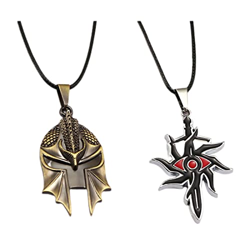 Juego Ps4 Dragon Age Inquisition collar colgante de aleación de Metal para hombres y mujeres