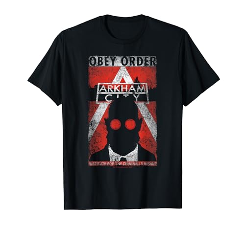 Batman: Arkham City Obey Order Poster Camiseta