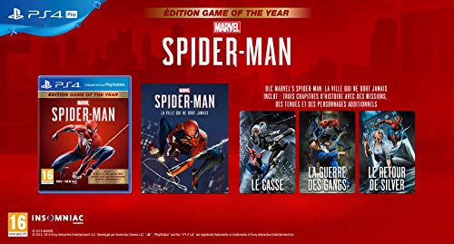 Marvel's Spider-Man pour PS4 [Importación francesa]