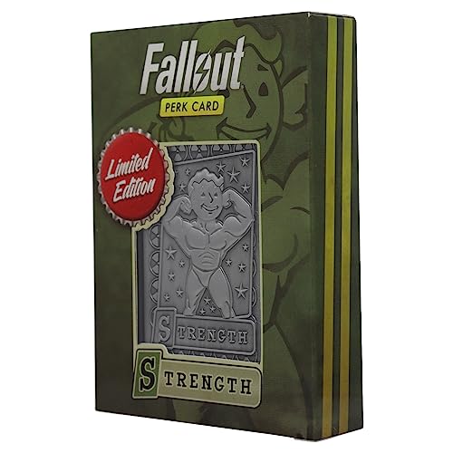 Fallout Official Limited Edition Metal Strength Collectible Perk Card